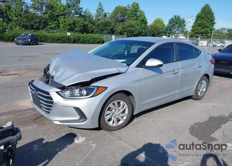 2018 Hyundai Elantra Se from USA, damaged, VIN 5NPD74LF0JH329127